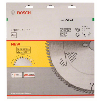 Kreissägeblt Expert for Wood AD 300mm Z.72 WZ Bohr.30mm Schnitt-B.3,2mm-Beschreibung lesen