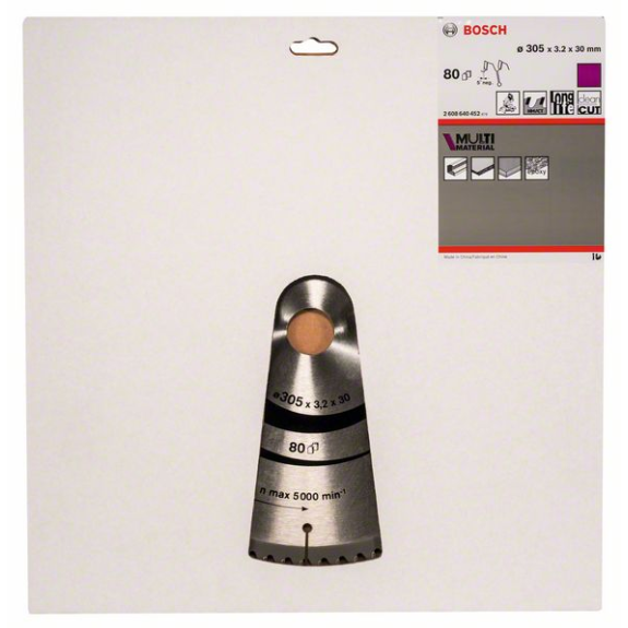 Kreissägeblatt 305mm für Mehrmaterialien-Beschreibung lesen