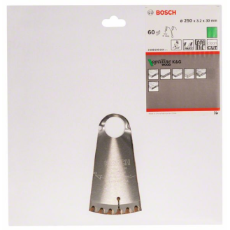 Kreissägeblt AD 250mm Z.60 WZ/N Bohr.30mm Schnitt-B.3,2mm HM-Beschreibung lesen