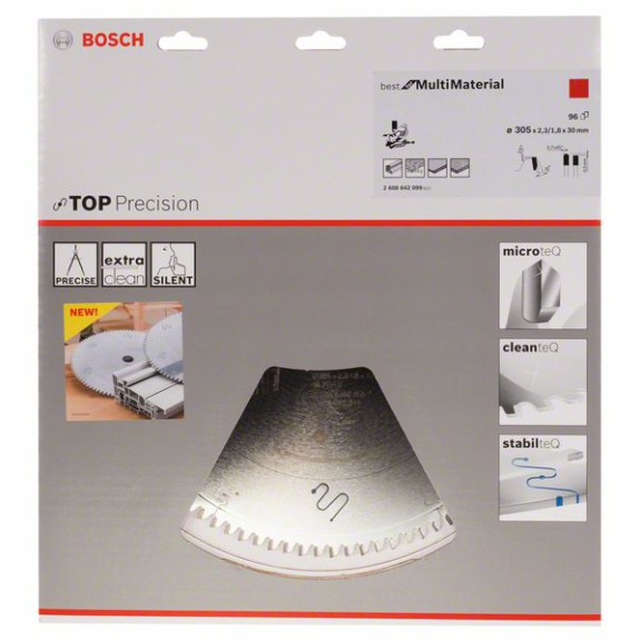 Kreissägeblt AD 305mm Z.96 HLTCG Bohr.30mm Schnitt-B.2,m-Beschreibung lesen