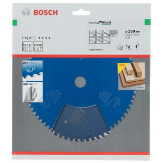 Kreissägeblt Expert for Wood AD 190mm Z.56 WZ Bohr.30mm Schnitt-B.2,6mm-Beschreibung lesen