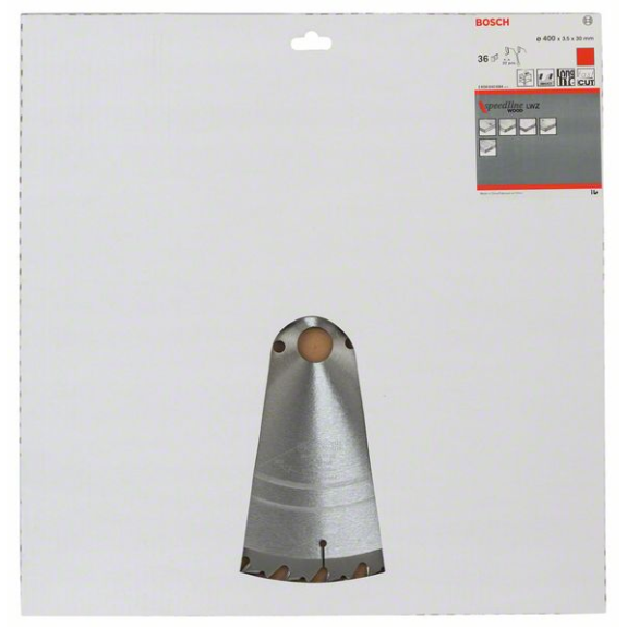 Kreissägeblt Speedline Wood AD 400mm Z.36 WZ Bohr.30mm Schnitt-B.3,5mm HM-Beschreibung lesen