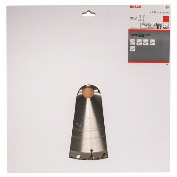Kreissägeblt Speedline Wood AD 350mm Z.32 WZ Bohr.30mm Schnitt-B.3,5mm HM-Beschreibung lesen