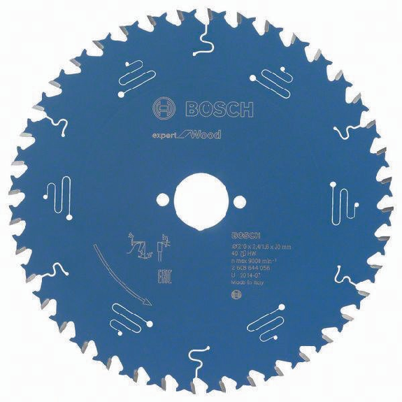 Kreissägeblt Expert for Wood AD 210mm Z.40 WZ Bohr.30mm Schnitt-B.2,4mm-Beschreibung lesen