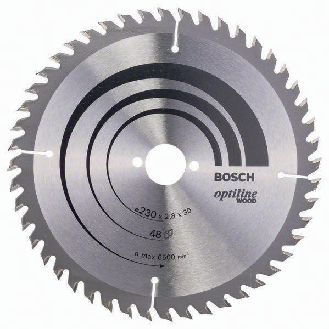 Kreissägeblt Optiline Wood AD 230mm Z.48 WZ Bohr.30mm Schnitt-B.2,8mm-Beschreibung lesen