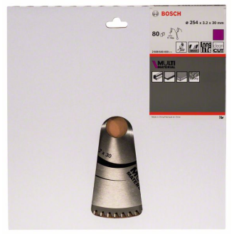 Kreissägeblt AD 254mm Z.80 HLTCG Bohr.30mm Schnitt-B.3,2mm HM-Beschreibung lesen