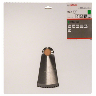 Kreissägeblt AD 305mm Z.96 WZ/N Bohr.30mm Schnitt-B.2,5mm HM-Beschreibung lesen