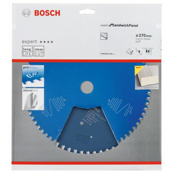 Kreissägeblt AD 270mm Z.60 MTCG Bohr.30mm Schnitt-B.2,4mm-Beschreibung lesen
