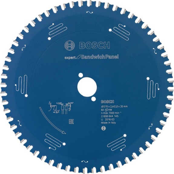 Kreissägeblt AD 270mm Z.60 MTCG Bohr.30mm Schnitt-B.2,4mm-Beschreibung lesen