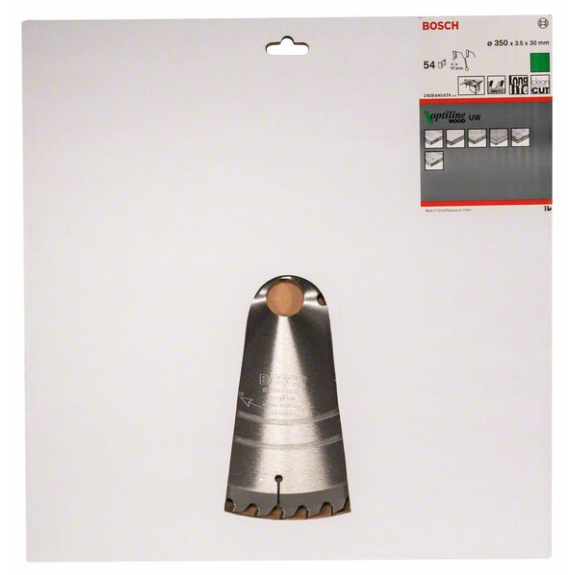 Kreissägeblt Optiline Wood AD 350mm Z.54 WZ Schnitt-B.3,5mm-Beschreibung lesen