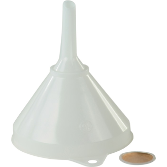 Trichter D.168/17mm H.199mm HD-Polyethylen nur m.Sieb-Beschreibung lesen