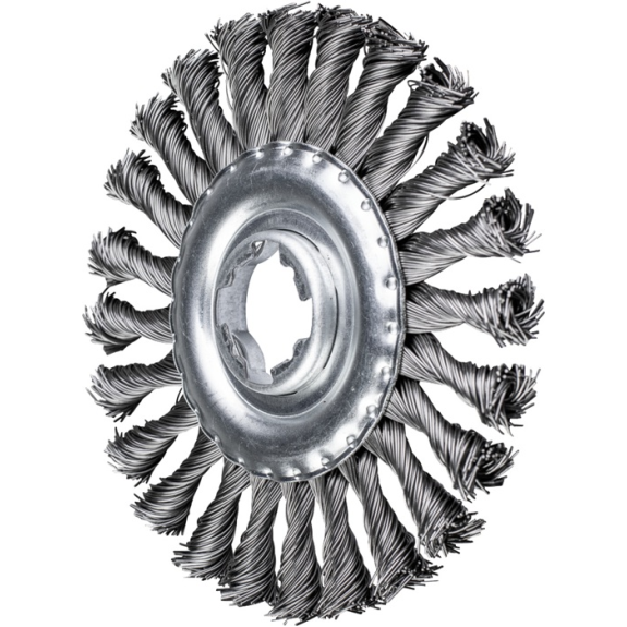 Brosse ronde POS RGB 1512 D.125mm X-LOCK épaisseur fil 0,5mm STA 12mm 12500min-¹-Leer más