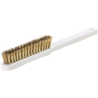 bürste L.225mm 0,15mm Messingdraht gewellt 4-reihig-Beschreibung lesen