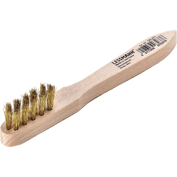 Zündkerzenbürste L.150mm 0,15mm Messingdraht gewellt 3-reihig Btl. Zündkerzenbürste L.150mm 0,15mm Messingdraht gewellt 3-reihig Btl.-Beschreibung lesen