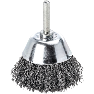 Flächenbürste D.50mm Schaft 6mm Drahtstärke 0,m STA 10500min-¹-Beschreibung lesen