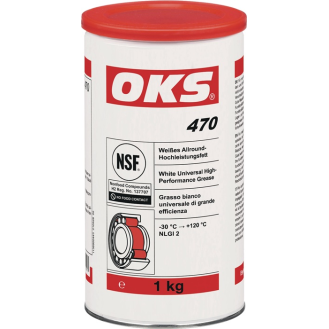 Weißes Allround-Hochleistungsfett  470 weiß NSF H2 1kg Dose-Beschreibung lesen