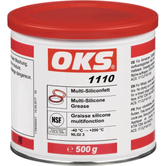 Multi-Silikonfett  1110 NSF H1 transp.500g Dose-Beschreibung lesen