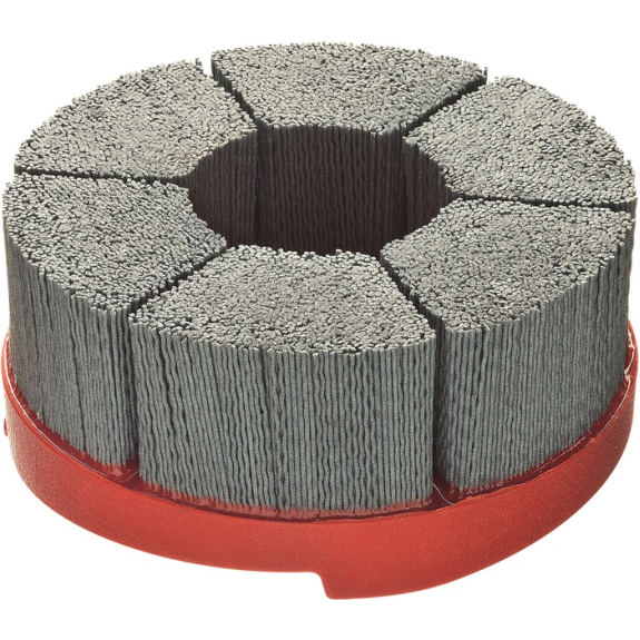 Tellerbürste HFB D.100mm Bohr.SiC Schleifborsten K.80 3600min-¹ Tellerbürste HFB D.100mm Bohr.SiC Schleifborsten K.80 3600min-¹-Beschreibung lesen