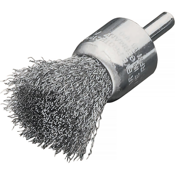 Pinselbürste D.30mm Schaft 6mm Drahtstärke 0,m STA 18000min-¹ Pinselbürste D.30mm Schaft 6mm Drahtstärke 0,m STA 18000min-¹-Beschreibung lesen