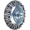 Kegelbürste D.125mm M14 Drahtstärke 0,5mm Gusseisen 15mm 15000min-¹ 1