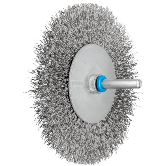 Brosse ronde RBU 10010/6 INOX0.30 D.100mm 6mm épaisseur fil 0.m VA 10mm 12000min-¹-Leggi tutto