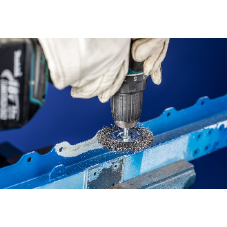 Rundbürste RBU 10010/6 INOX0,30 D.100mm 6mm Drahtstärke 0,m VA 10mm 12000min-¹-Beschreibung lesen