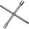 Sanitärkreuzschlüssel 220x220mm 10-Fach-Funktion ROTHENER