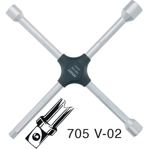 Kreuzschlüssel 705N 17x19x13/16x21 mm() L380 mmxB380mm-Beschreibung lesen