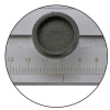 Streichmaß 0-300mm aus INOX, Skala mattverchromt und Anreißkante gehärtet