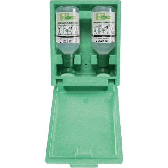 Augenspülstion 2x0,5l H280xB230xT110ca.mm-Beschreibung lesen