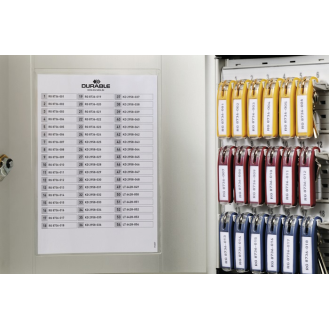 Schlüsselschrank Key-Box H280xB302xT118mm 1-türig Zylinderschl.Anz.Hak.36-Beschreibung lesen