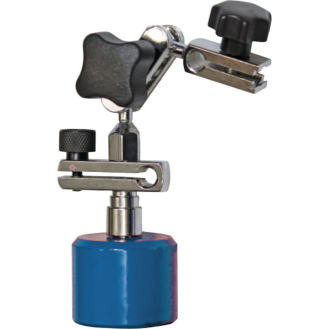 Klein-Magnet-Messstativ mit zentraler Kraftklemmung Höhe 133mm-Beschreibung lesen
