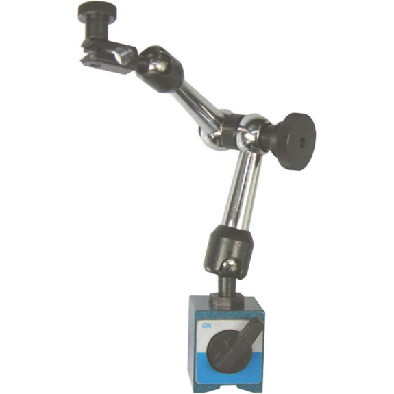 Klein-Magnet-Messstativ mit zentraler Kraftklemmung Höhe 185mm-Beschreibung lesen