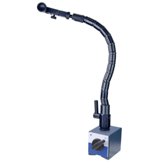 Magnet-Messstativ mit Ein/Aus-Schalter und Prismenfuß Höhe 420mm-Beschreibung lesen
