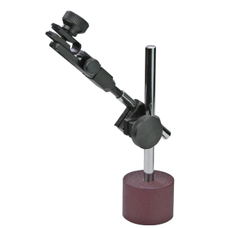Klein-Magnet-Messstativ mit zentraler Kraftklemmung Höhe 140mm-Beschreibung lesen