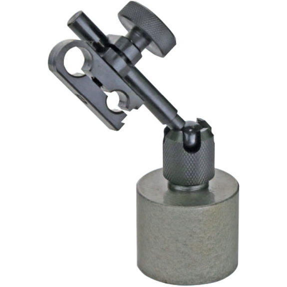 Klein-Magnet-Messstativ mit zentraler Kraftklemmung Höhe 89mm-Beschreibung lesen