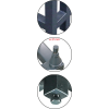 Gestell für Mess- und Kontrollplatten 810mm Höhe, 18kg
