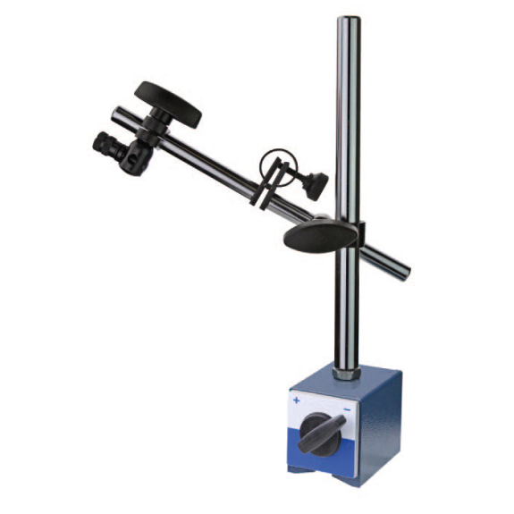 Magnet-Messstativ mit prismatischer Sohle und Ein/Aus-Schalter Höhe 281mm-Beschreibung lesen