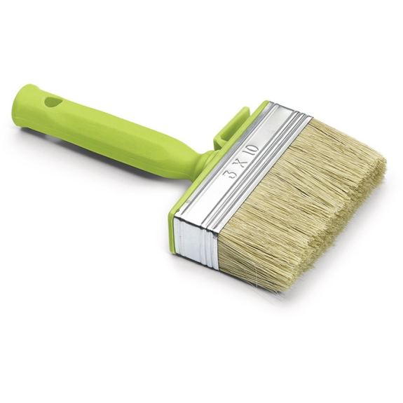 Dos de la brosse de surface-poils W30xL100mm-dos en plastique de couleur mixte clair L.40mm-Leggi tutto