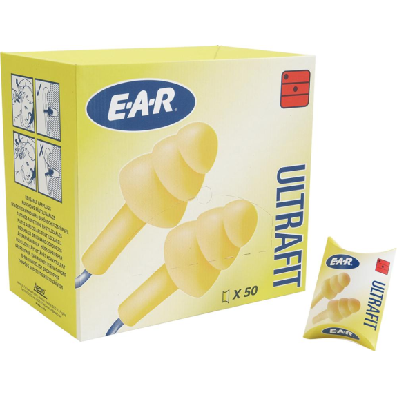 Gehörschutzstöpsel E-A-R ULTRAFIT EN 352-2 SNR 32 dB 50 PA/Krt.-Beschreibung lesen