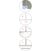 Stab-Mikroskop mit zuschaltbarer LED-Beleuchtung 40 Dioptrie und Skalierung 0,05mm Stab-Mikroskop mit zuschaltbarer LED-Beleuchtung 40 Dioptrie und Skalierung 0,05mm