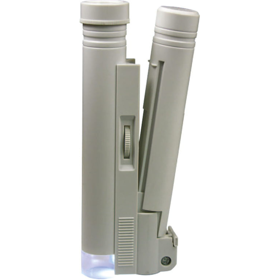 Microscope à tige avec éclairage LED commutable 200 dioptries-Lire la description