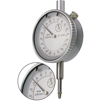 Messuhr mit 0,001mm Ablesung 0-5mm-Beschreibung lesen