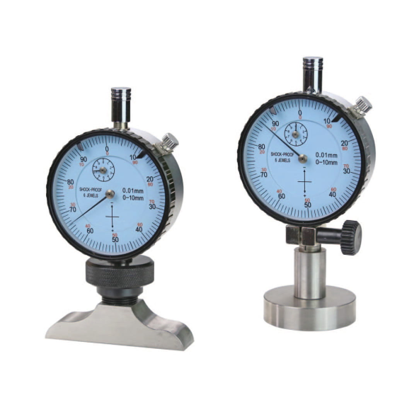Cadran comparateur avec pont de mesure de profondeur ou butée ronde 0-10mm avec pont de mesure Ø25mm-Leggi tutto