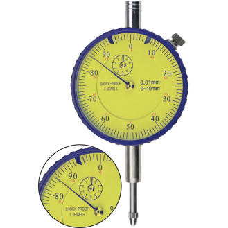 Messuhr 0-10mm und Ø56mm Ziffernblatt durch Außenring drehbar DIN 878-Beschreibung lesen