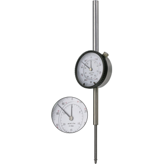 Messuhr 0-50mm und Ø60mm Ziffernblatt durch Außenring drehbar-Beschreibung lesen