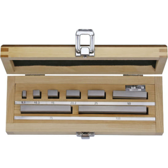 Parallelendmaß-Prüfsatz für Mikrometer 5,1/10,3/15,0/20,2/25,0mm-Beschreibung lesen