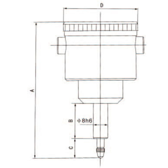 Zündzeitpunkt-Einstellgerät zum Emitteln des obersten Totpunkts von Motoren M10x1mm mit Adapter M10 und M18-Beschreibung lesen