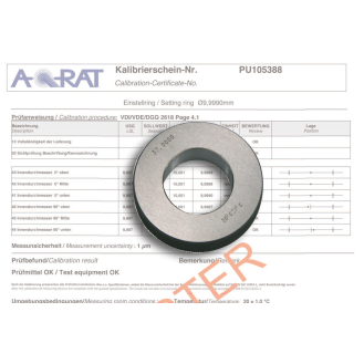 Gewinde-Ausschusslehrring M14x2mm für metrisches ISO-Regelgewinde, rechts-Beschreibung lesen