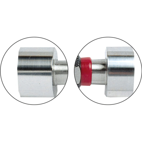Gewinde-Ausschusslehrring M6x1mm für metrisches ISO-Regelgewinde, rechts-Beschreibung lesen
